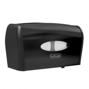 LoCor Bath Tissue Side-By-Side Dispenser Black D67023