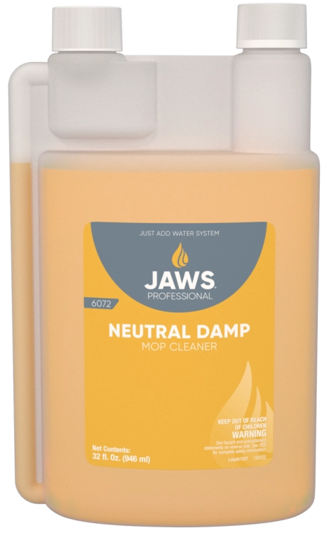 JAWS 6072 Neutral Damp Mop Cleaner 6/32oz