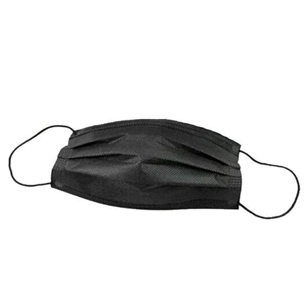 Black Surgical Style Procedure Face Mask