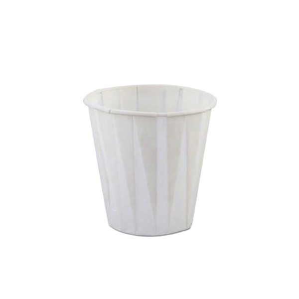450 Pleated Paper Water Cup 3.5oz 2500/Case