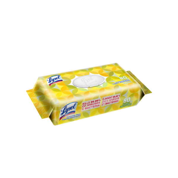 LYSOL® DISINFECTING WIPES - LEMON & LIME BLOSSOM RAC99716CT