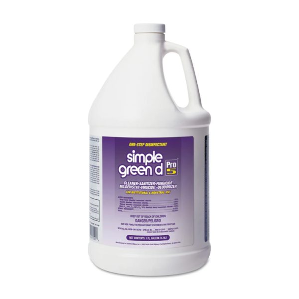 SMP30501 Simple Green Pro 5 One Step Disinfectant 4x1 Gallons