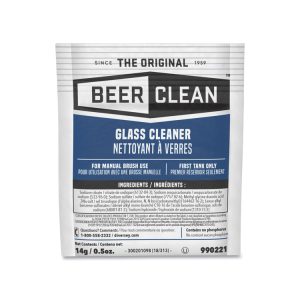 Diversey Beer Clean Glass Cleaning Powder DVO990221 - 100/.5oz Packets