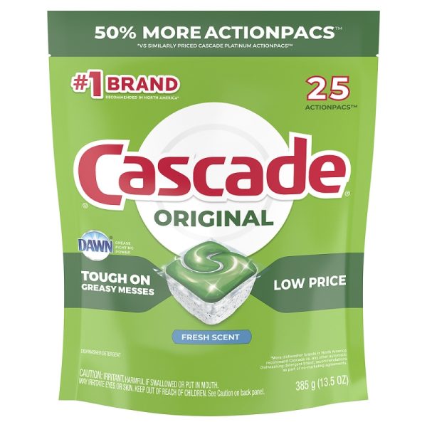 P&G Cascade® Dishwasher Detergent ActionPacs™
