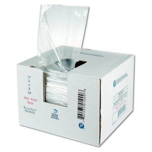 Food Storage Bag 10x4x20 Heavy Duty Clear 1000/Case