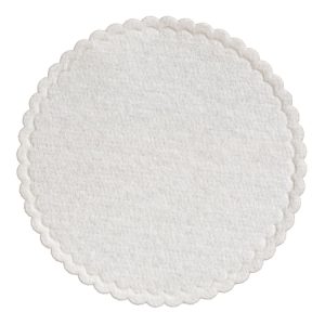Hoffmaster 876083 Linen-Like Coaster 3-3/8" Diameter White 10,000/Case