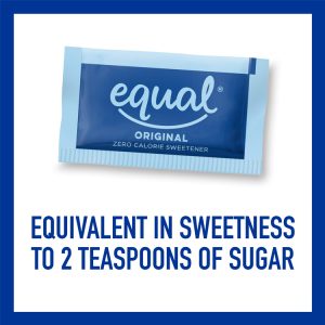 Equal Single Serve Zero Calorie Sweetener Blue Packet 2000/Case