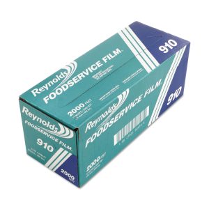 Reynolds Wrap RFP910 PVC Film Roll w/Cutter Box, 12" x 2000 Feet Clear