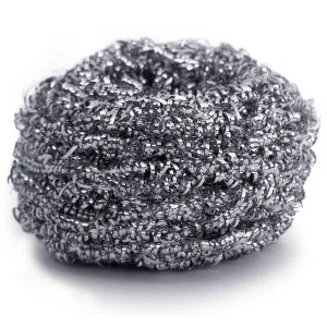 O-Cedar 96142-M Commercial MaxiScout Large Stainless Steel Scouring Spong Pack of 12