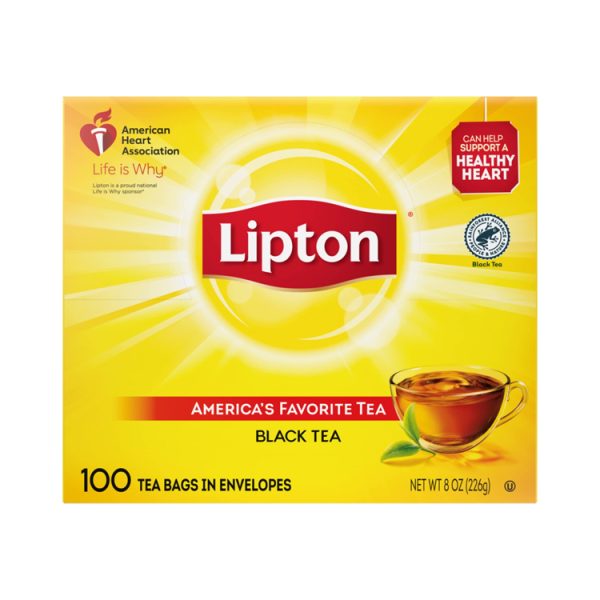 Lipton LIP291 - Tea Bags Regular 100/Box