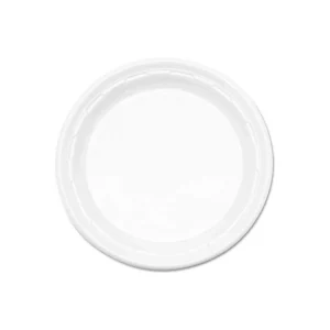 Dart® DCC10PWF Plastic Plates 10 1/4" Diameter White 500/Case