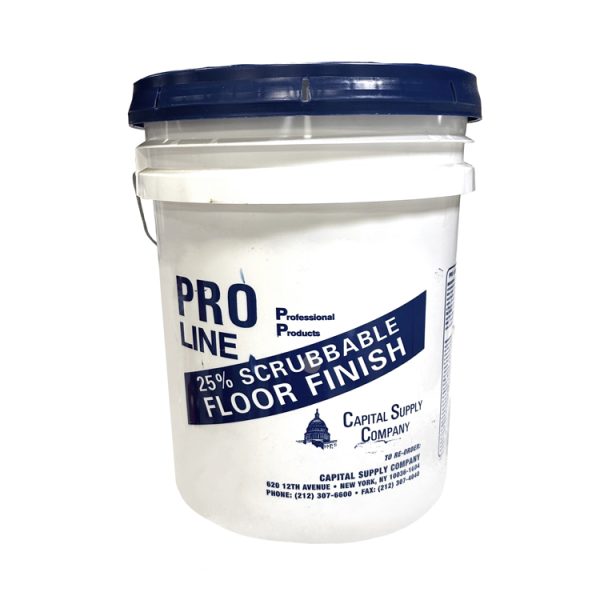 Capco 25% Scrubbable Floor Finish 5 Gallon