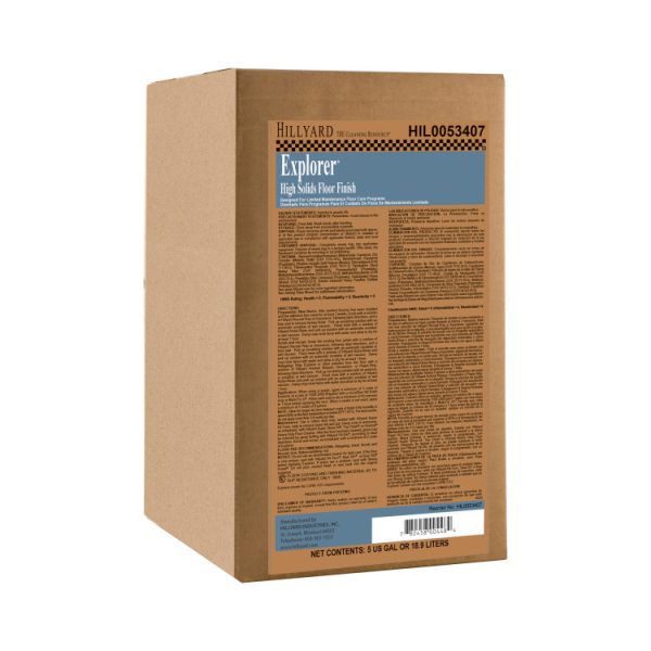 Hillyard HIL0053407 Explorer High Solids Floor Finish 5 Gallons