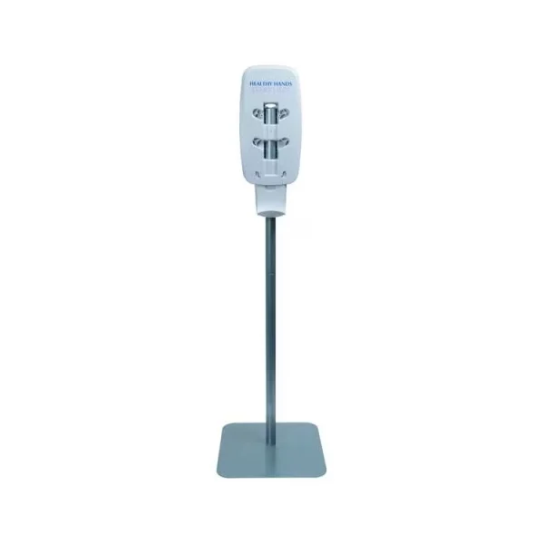 Hand Sanitizer Dispenser Floor Stand Chrome Touch Free 2423-DS