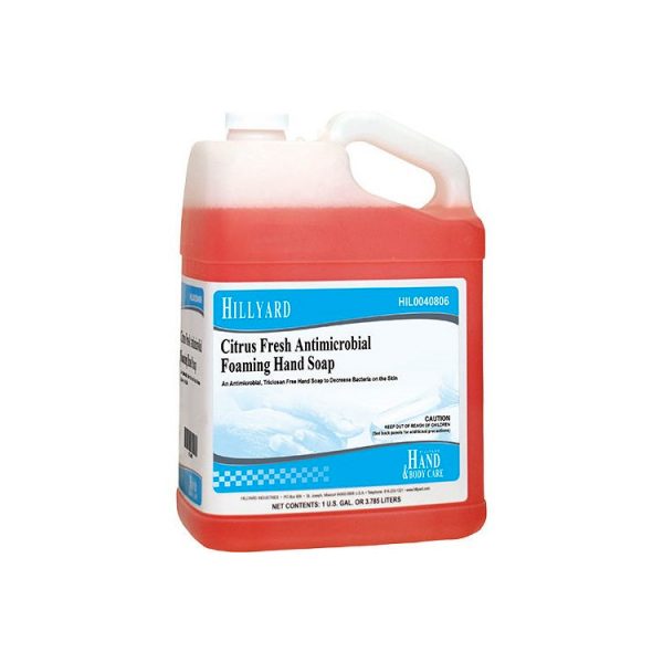 Hillyard Citrus Fresh Antimicrobial Foaming Hand Soap HIL0040806
