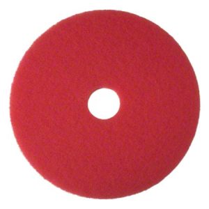 3M Floor Pad 20" Red 5100 Light Scrubbing 5/Case