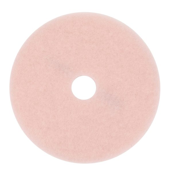 3M Eraser Burnish Pad 19" 3600 Pink 5/Case