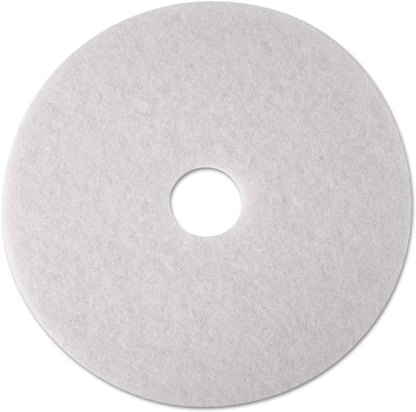 3M Floor Pad 14" White 5/Box