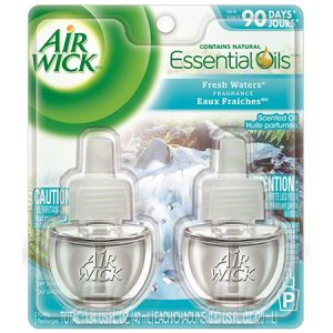 Air Wick 79717 Fresh Water Oil Plugin Refill 6/2pk