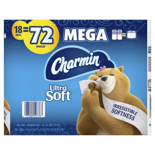 Procter & Gamble Charmin® 52776 Ultra Mega Bathroom Tissue 2 Ply