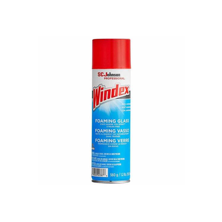 SC Johnson SJN333813 Windex Ammonia-D Glass Cleaner 6/20oz Aerosol