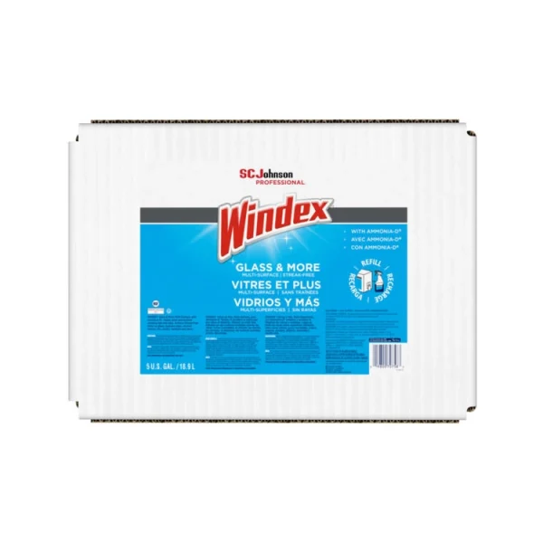 SC Johnson Professional SJN696502 Windex Glass & More Multi-Surface, Streak-Free Cleaner 5 Gallon Bag In A Box